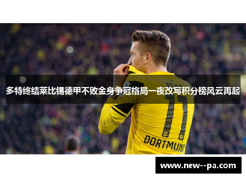 多特终结莱比锡德甲不败金身争冠格局一夜改写积分榜风云再起 多特终结莱比锡德甲不败金身争冠格局一夜改写积分榜风云再起